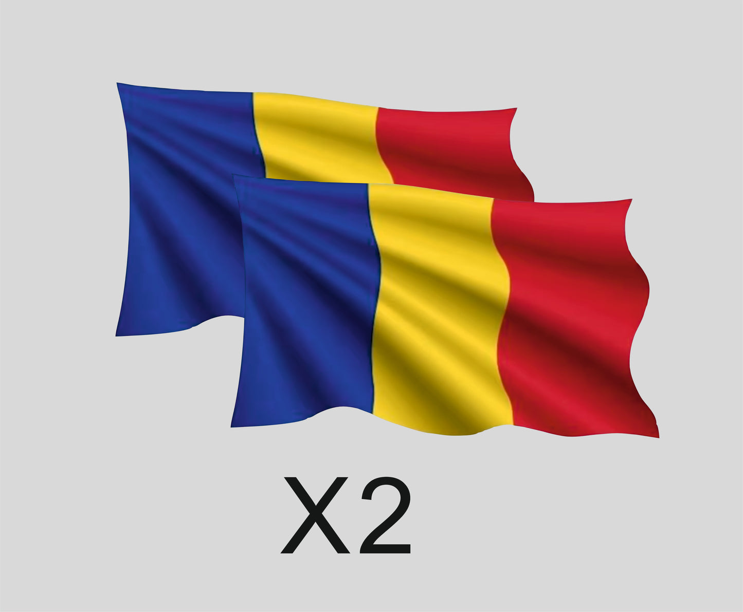 Auto-Aufkleber Flagge Rumänien – elfStudio