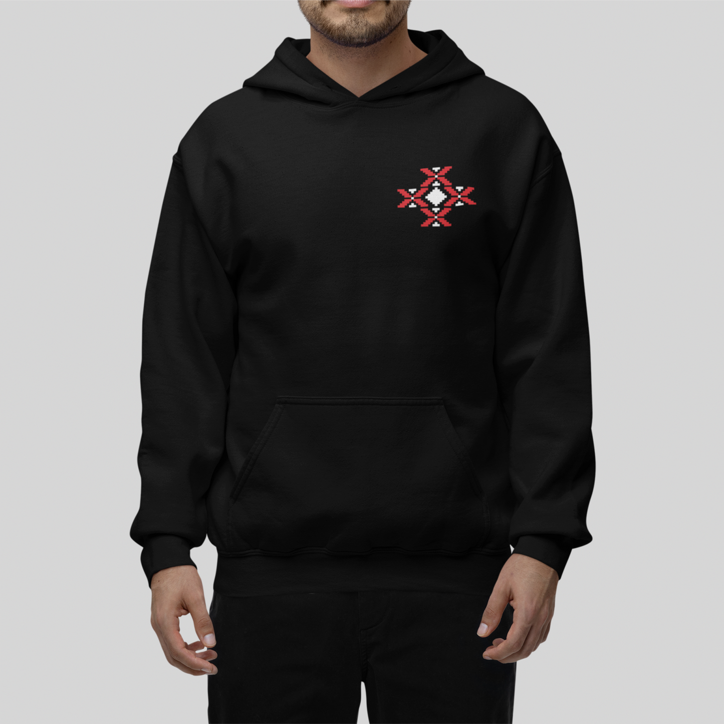 Hoodie Rumaenien Traditionelle Capra Maske