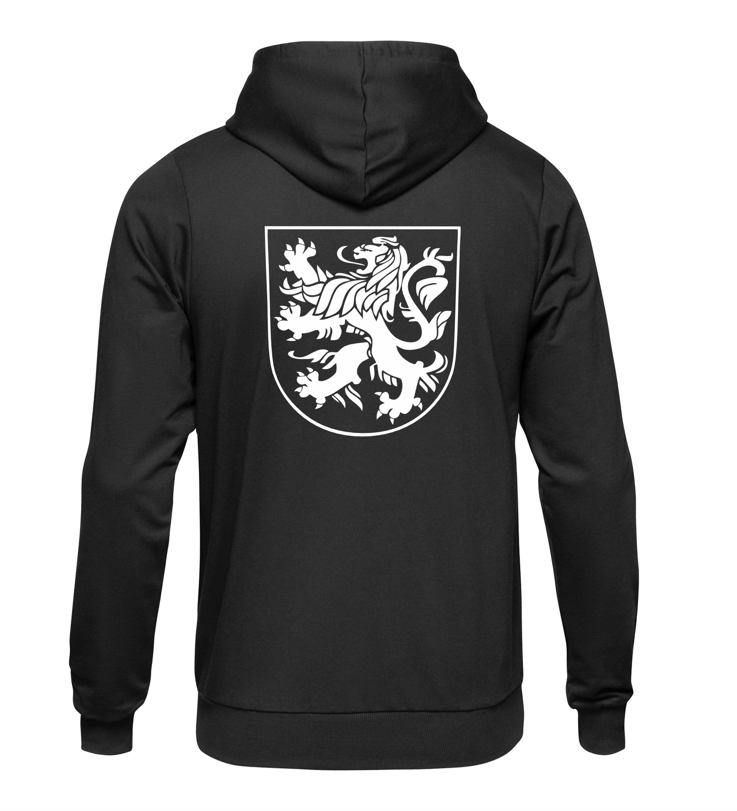 Hoodie Bulgarien Loewe Vorder- und Rueckseite