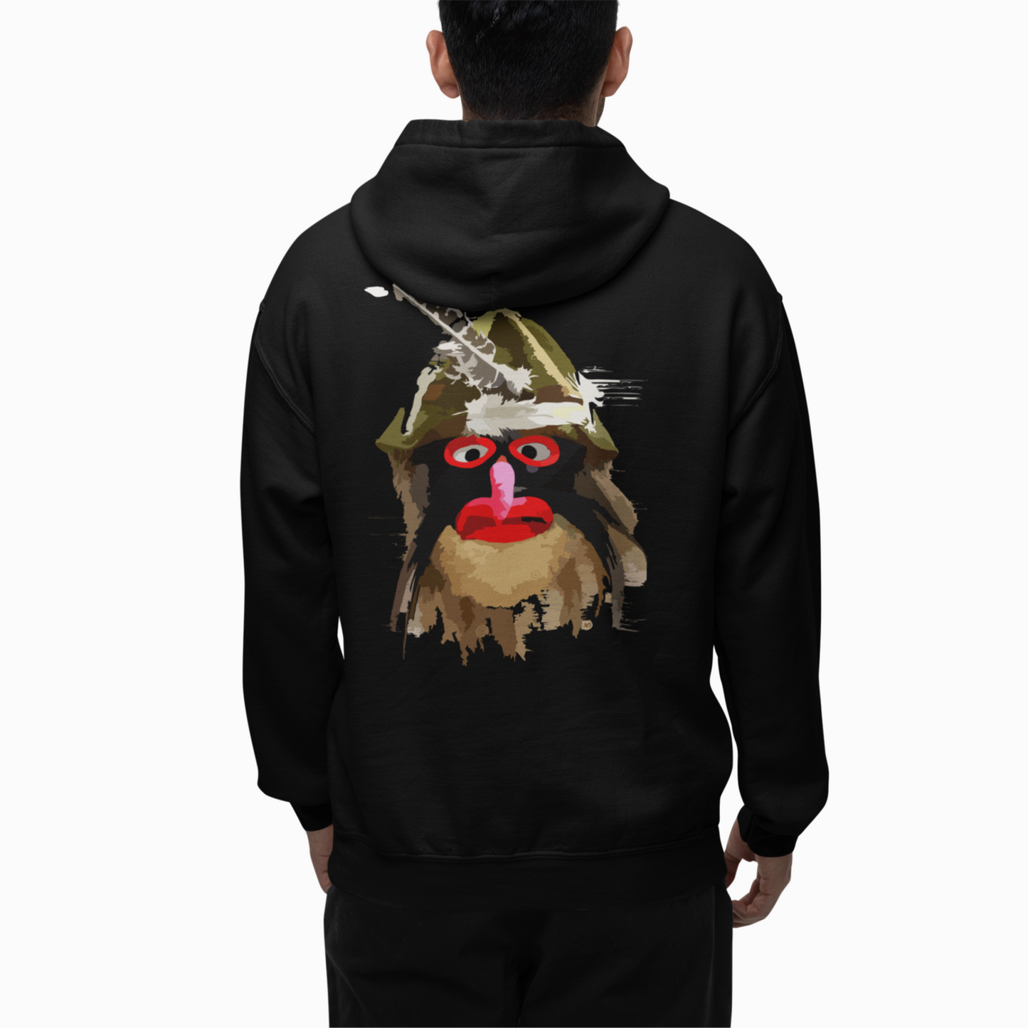 Hoodie Rumaenien Traditionelle Capra Maske