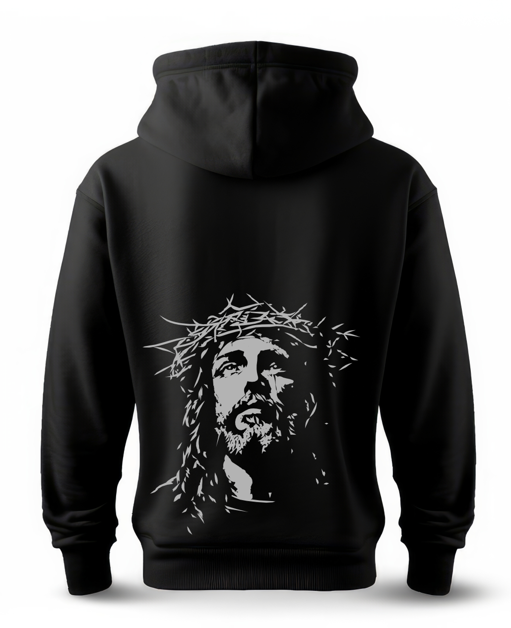 Hoodie Kreuz & Christus Portrait
