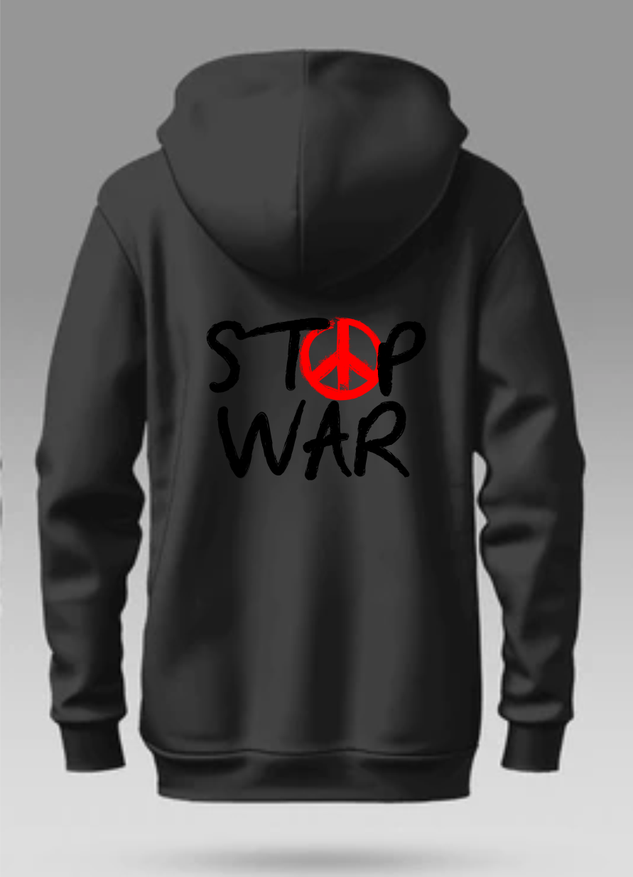 Hoodie "STOP WAR" Peace Statement