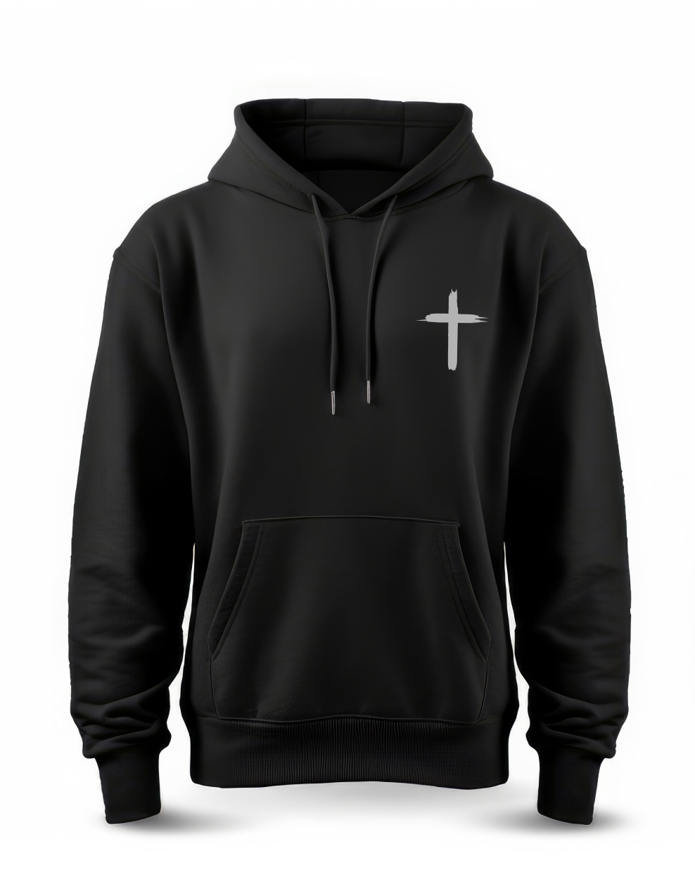 Hoodie Kreuz & Christus Portrait