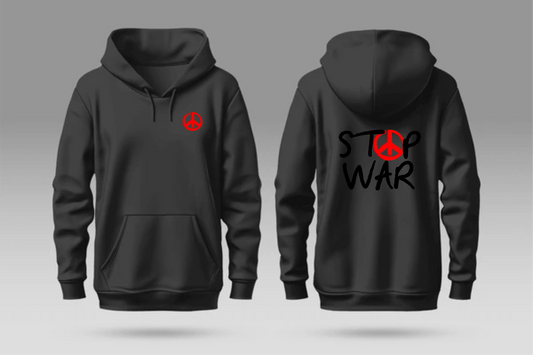Hoodie "STOP WAR" Peace Statement