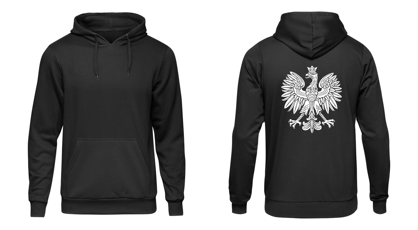 Hoodie Polen Adler Rueckseite