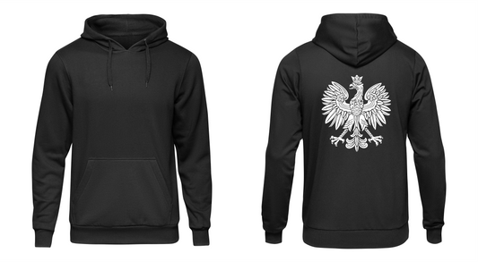 Hoodie Polen Adler Rueckseite