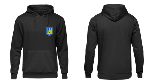 Hoodie Ukraine Dreizack Vorderseite