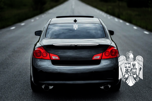 Auto-Aufkleber Rumaenisches Wappen / Stema Romaniei