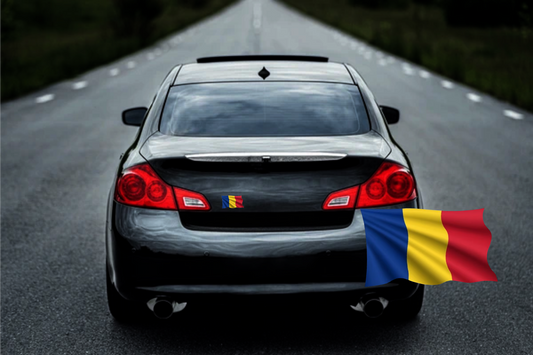 Auto-Aufkleber Rumaenische Flagge / Steag Romania
