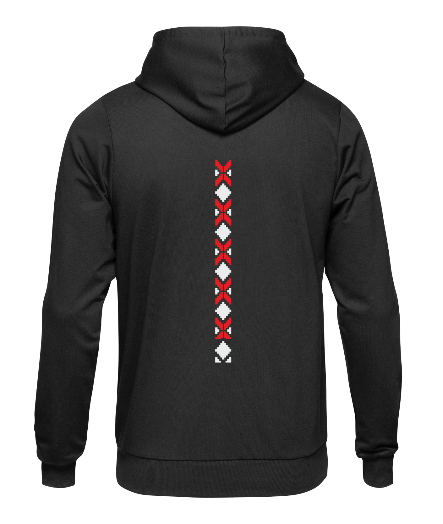Hoodie Rumaenien Grosses Traditionelles Kreuzmotiv