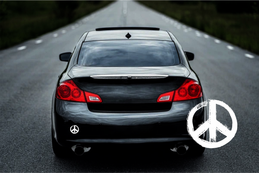 Auto-Aufkleber Peace-Zeichen / Friedenszeichen