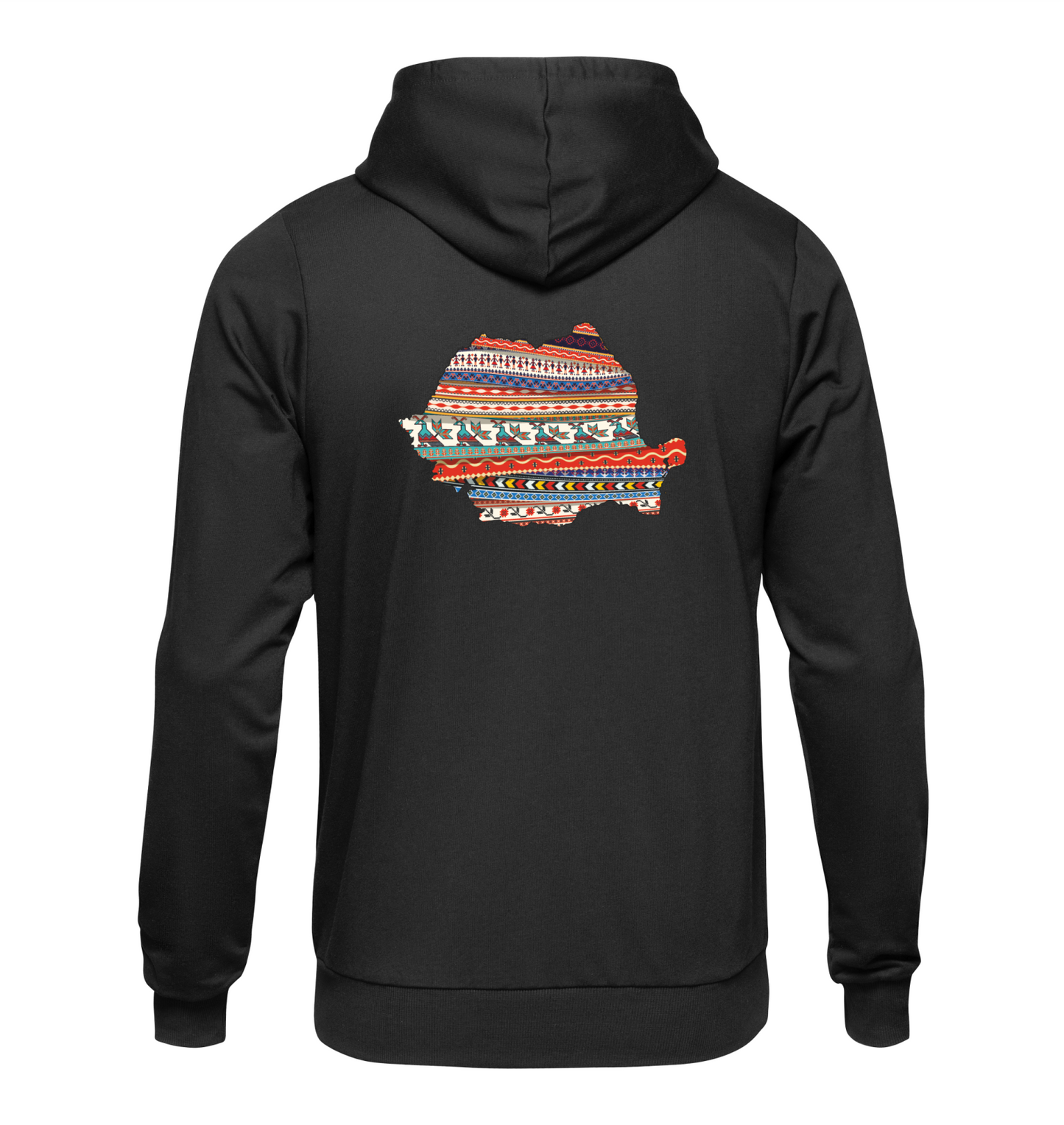Hoodie Rumaenien Wappen & Landkarte Bunt