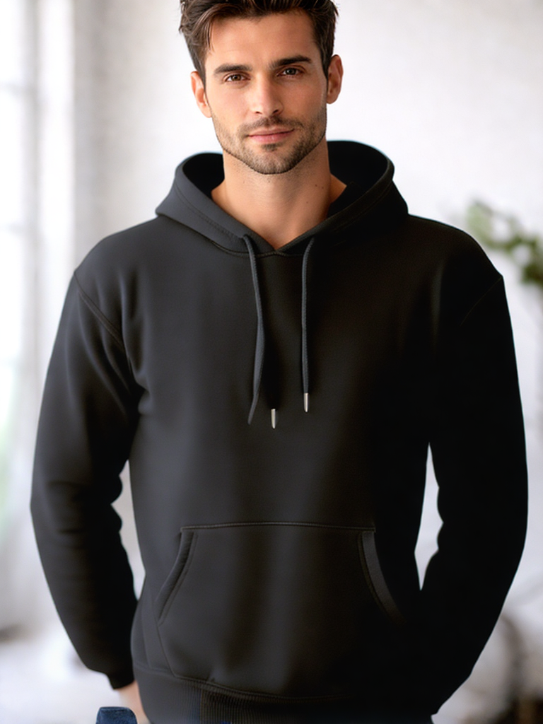 Hoodie Moto "GHOST" Brush Style