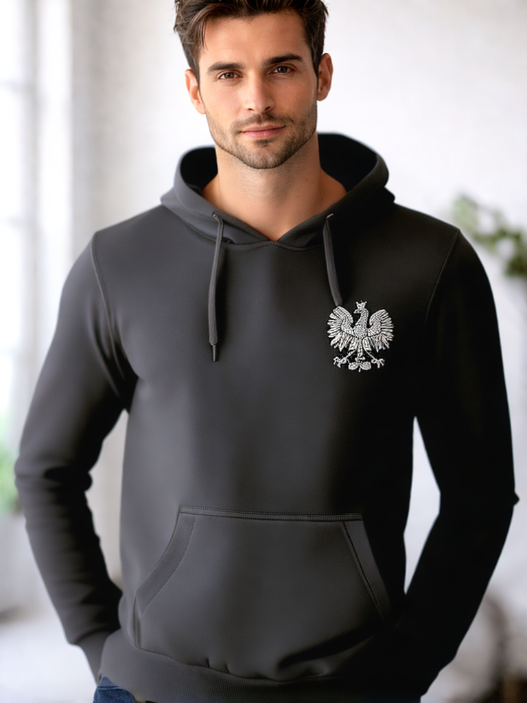 Hoodie Polen Adler Vorderseite