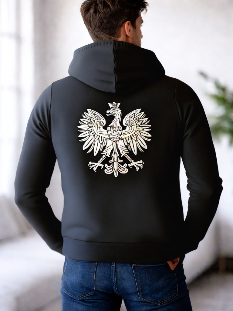 Hoodie Polen Adler Rueckseite