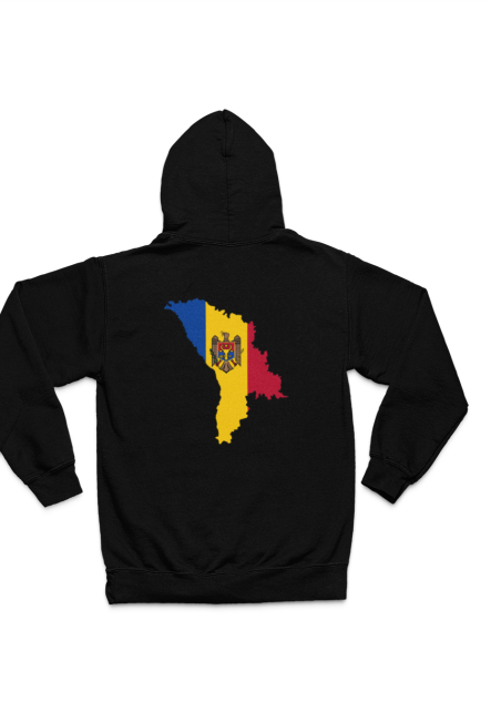 Hoodie Moldawien Wappen & Landkarte Klassisch