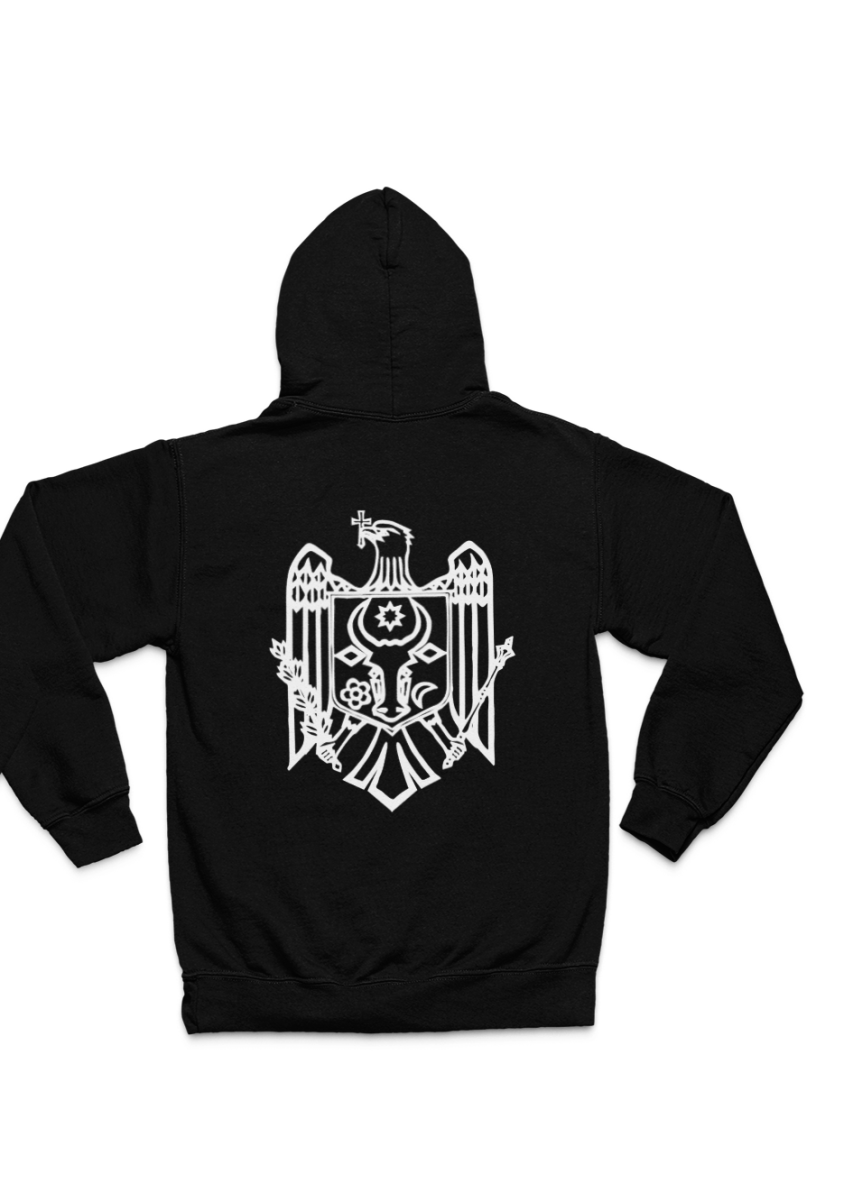 Hoodie Moldawien "MOLDOVA" Muster & Adler